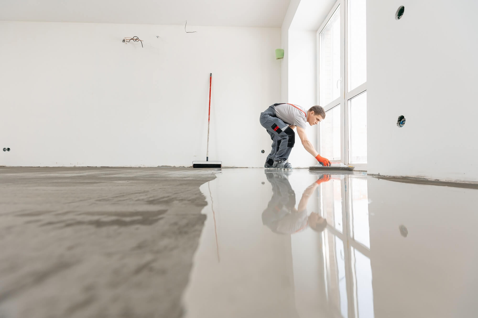 Epoxy Flooring being installed in Denver